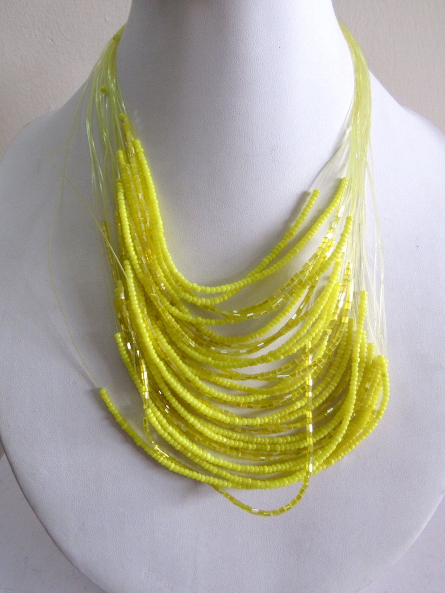 The Enache Neon Beaded Necklace TheEnache