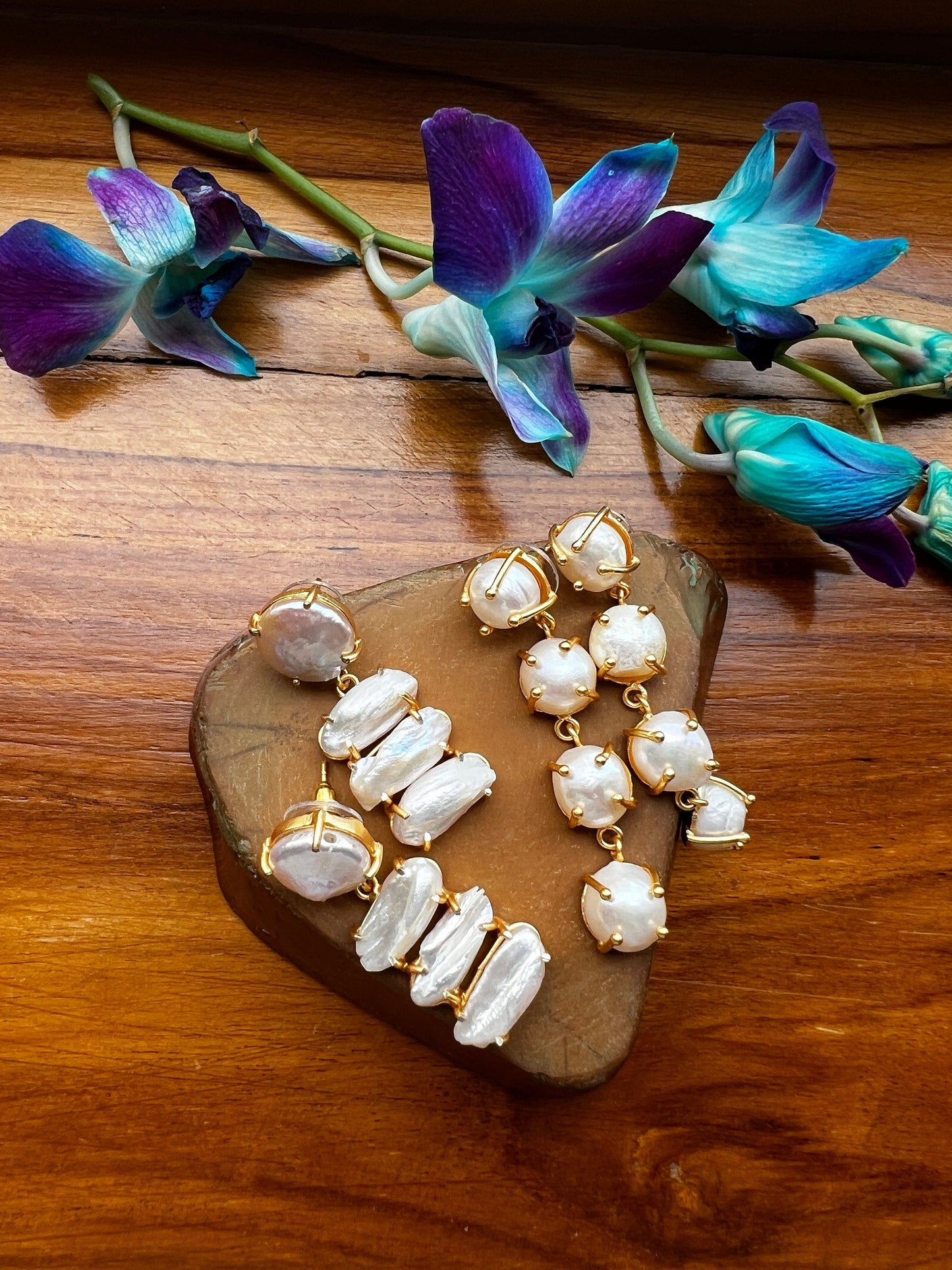 The Enache Opulent Pearl Earrings TheEnache