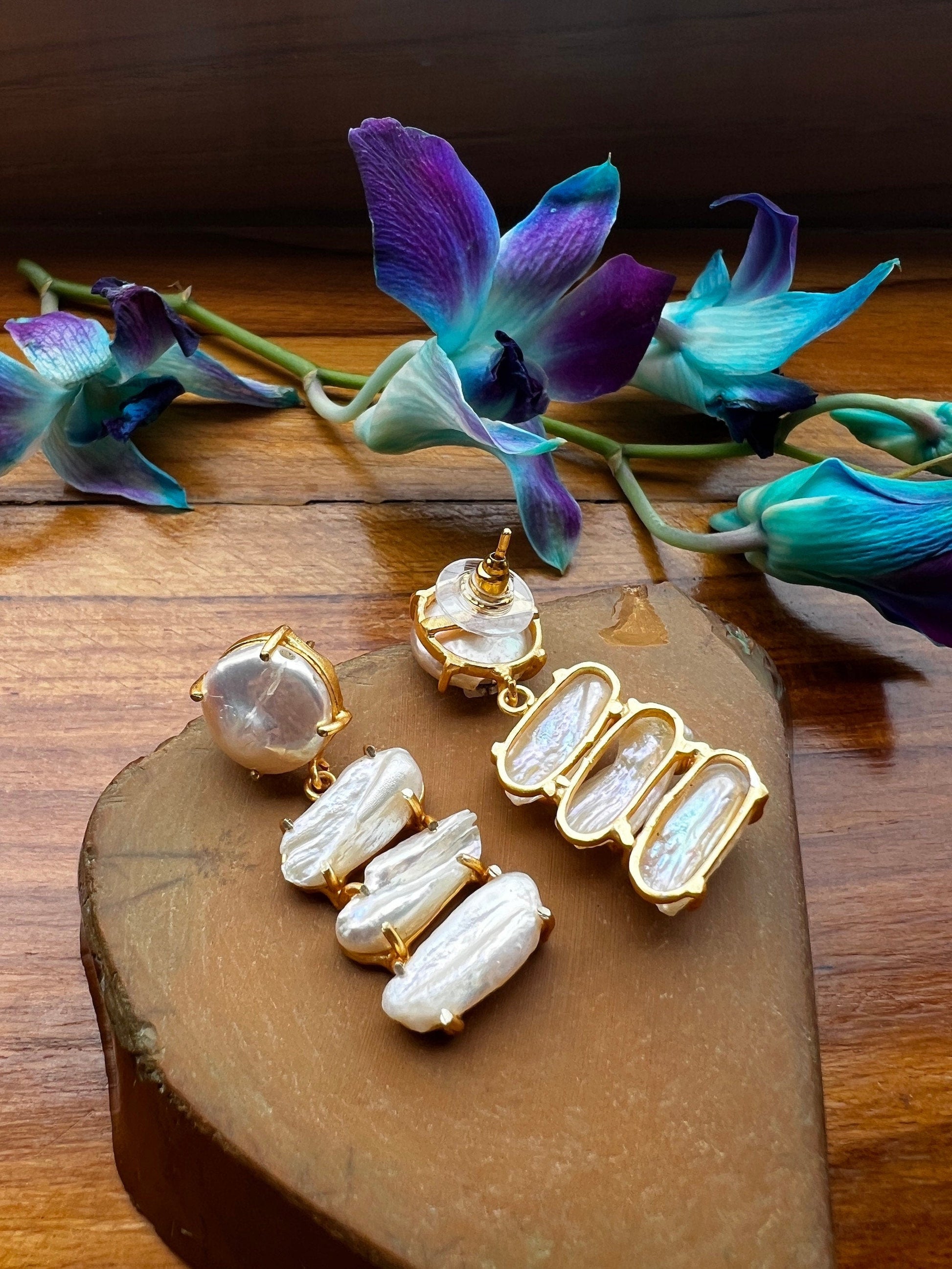 The Enache Opulent Pearl Earrings TheEnache