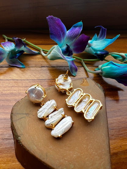 The Enache Opulent Pearl Earrings TheEnache