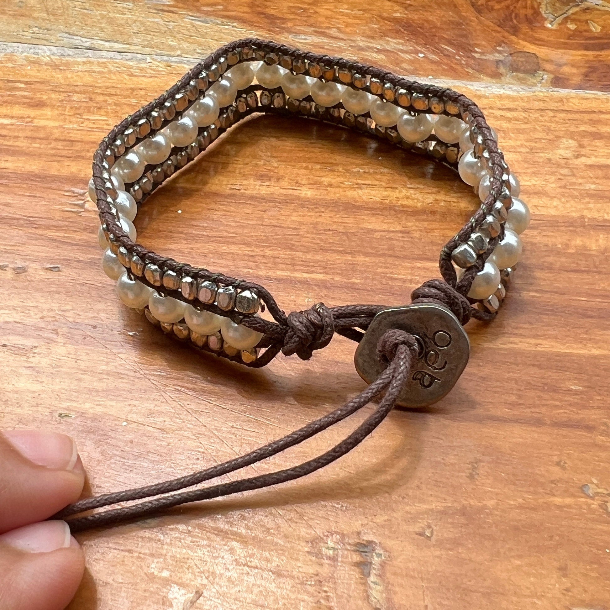 The Enache Pearl Beaded Bracelet Set TheEnache