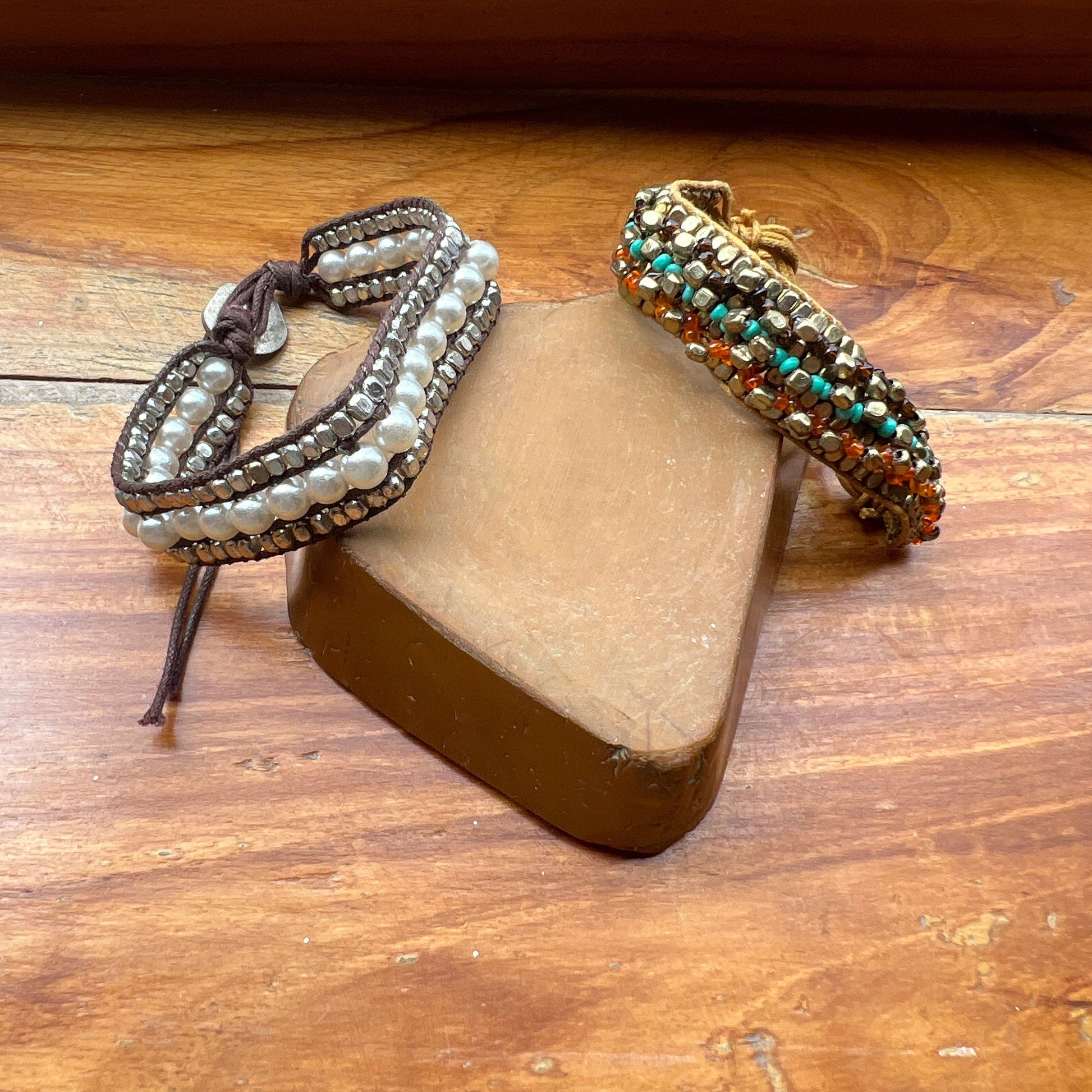 The Enache Pearl Beaded Bracelet Set TheEnache