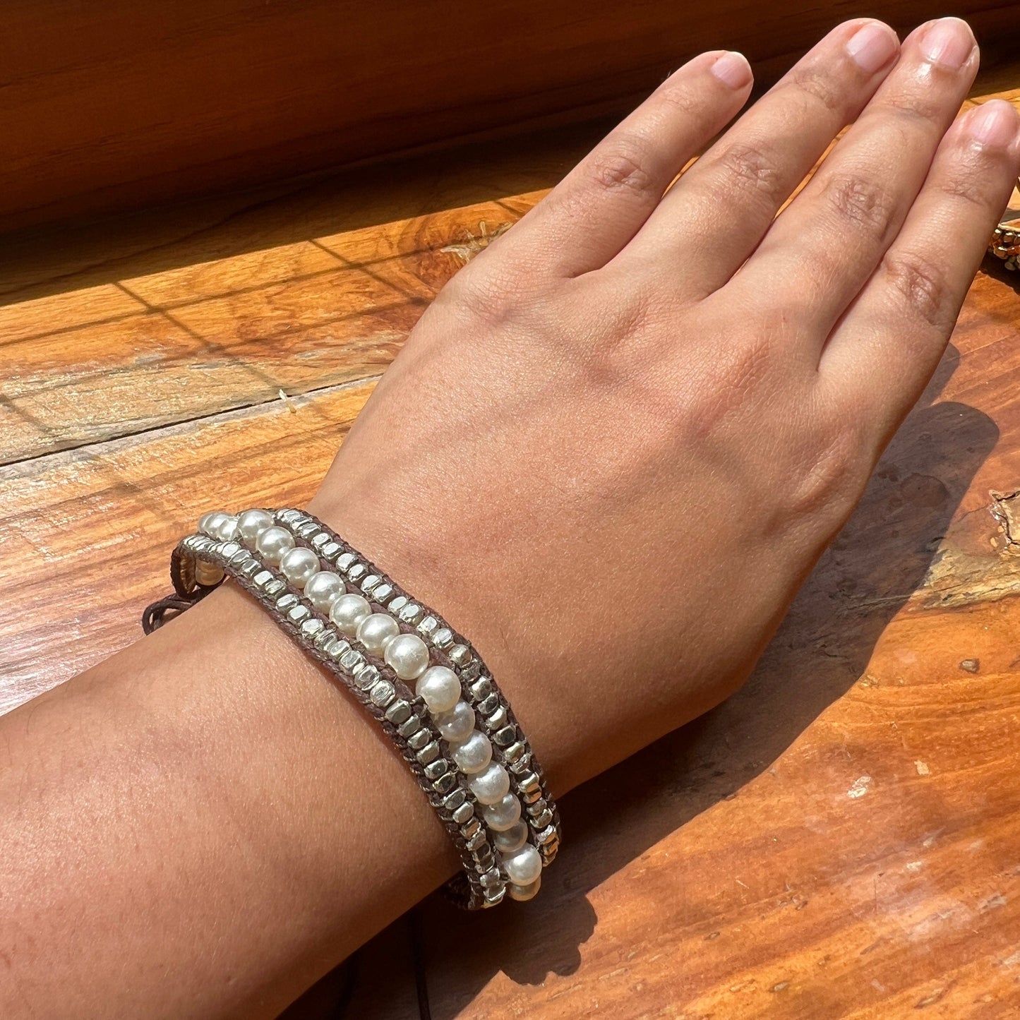 The Enache Pearl Beaded Bracelet Set TheEnache