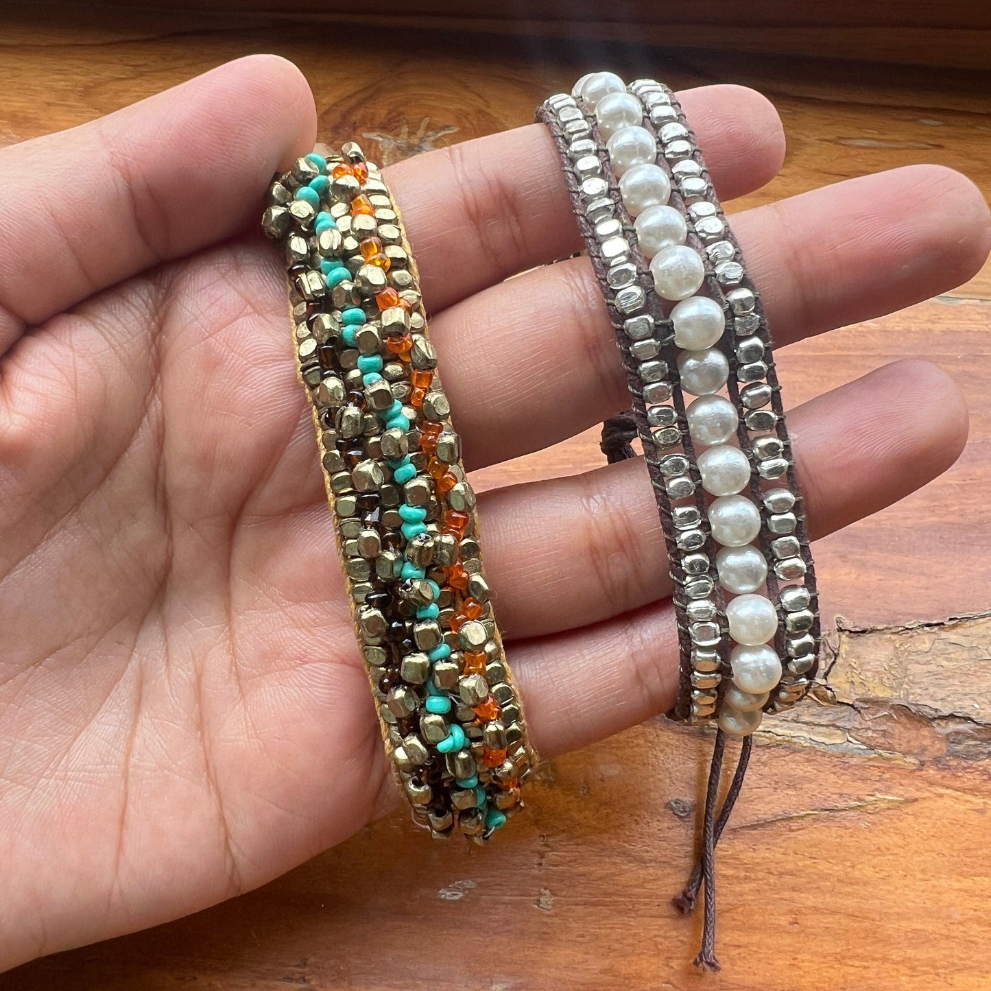 The Enache Pearl Beaded Bracelet Set TheEnache