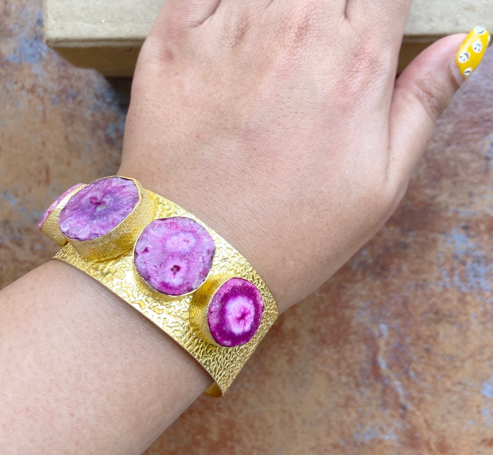 The Enache Pink Gold Statement Cuff TheEnache