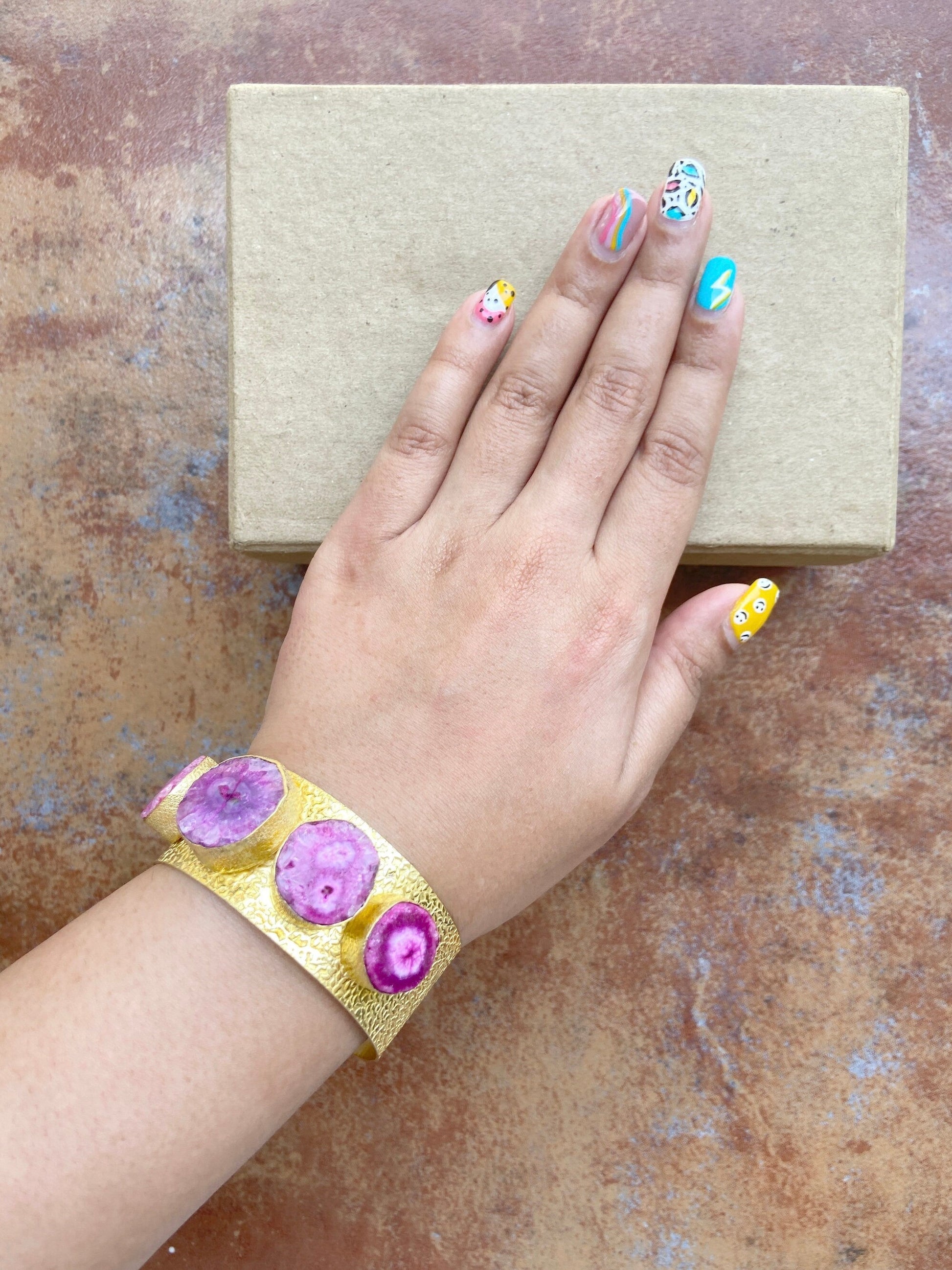 The Enache Pink Gold Statement Cuff TheEnache