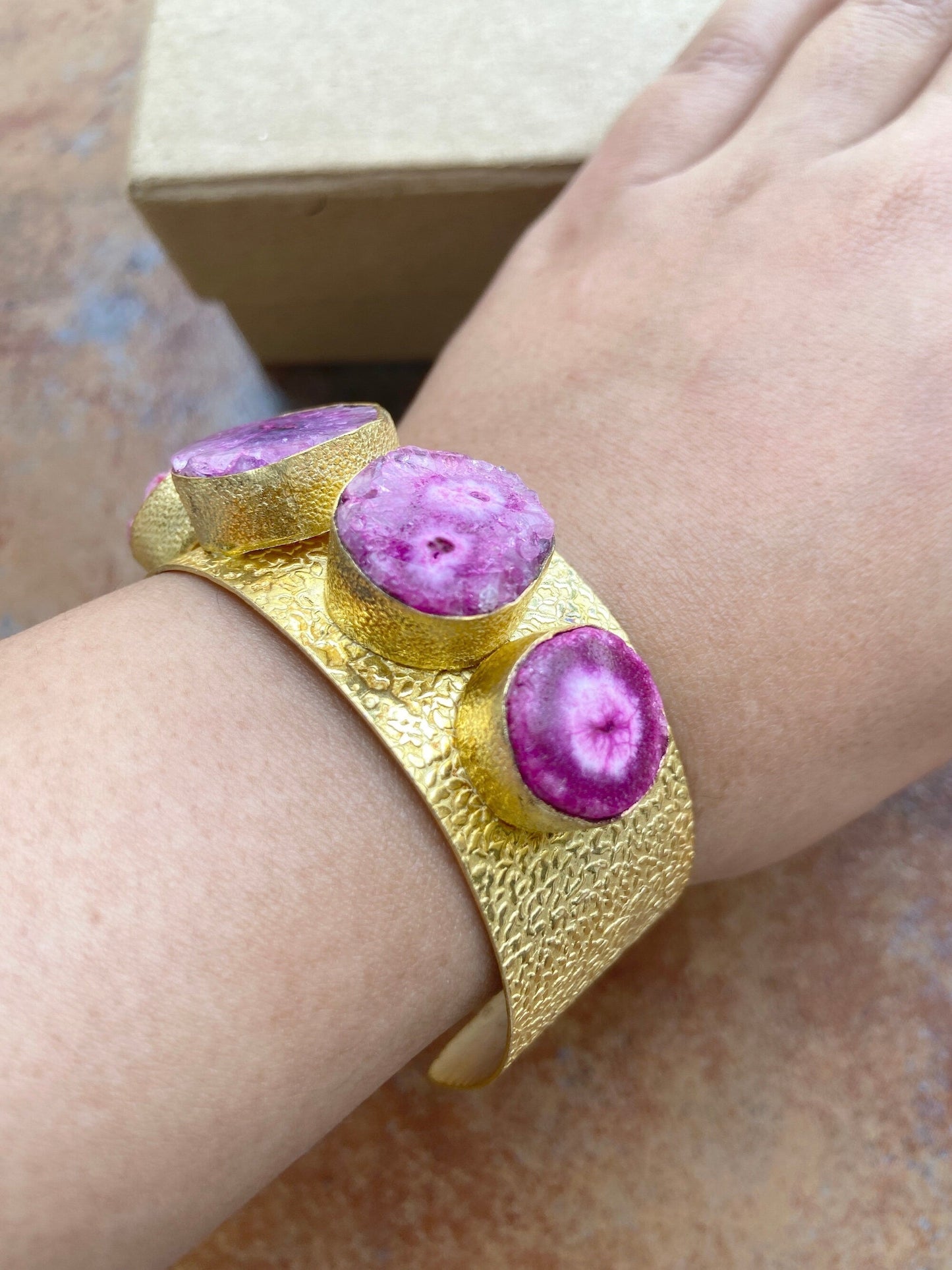 The Enache Pink Gold Statement Cuff TheEnache