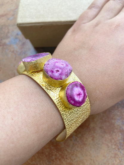 The Enache Pink Gold Statement Cuff TheEnache