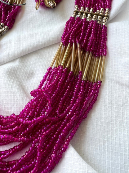 The Enache Pink Multi Layer Necklace TheEnache