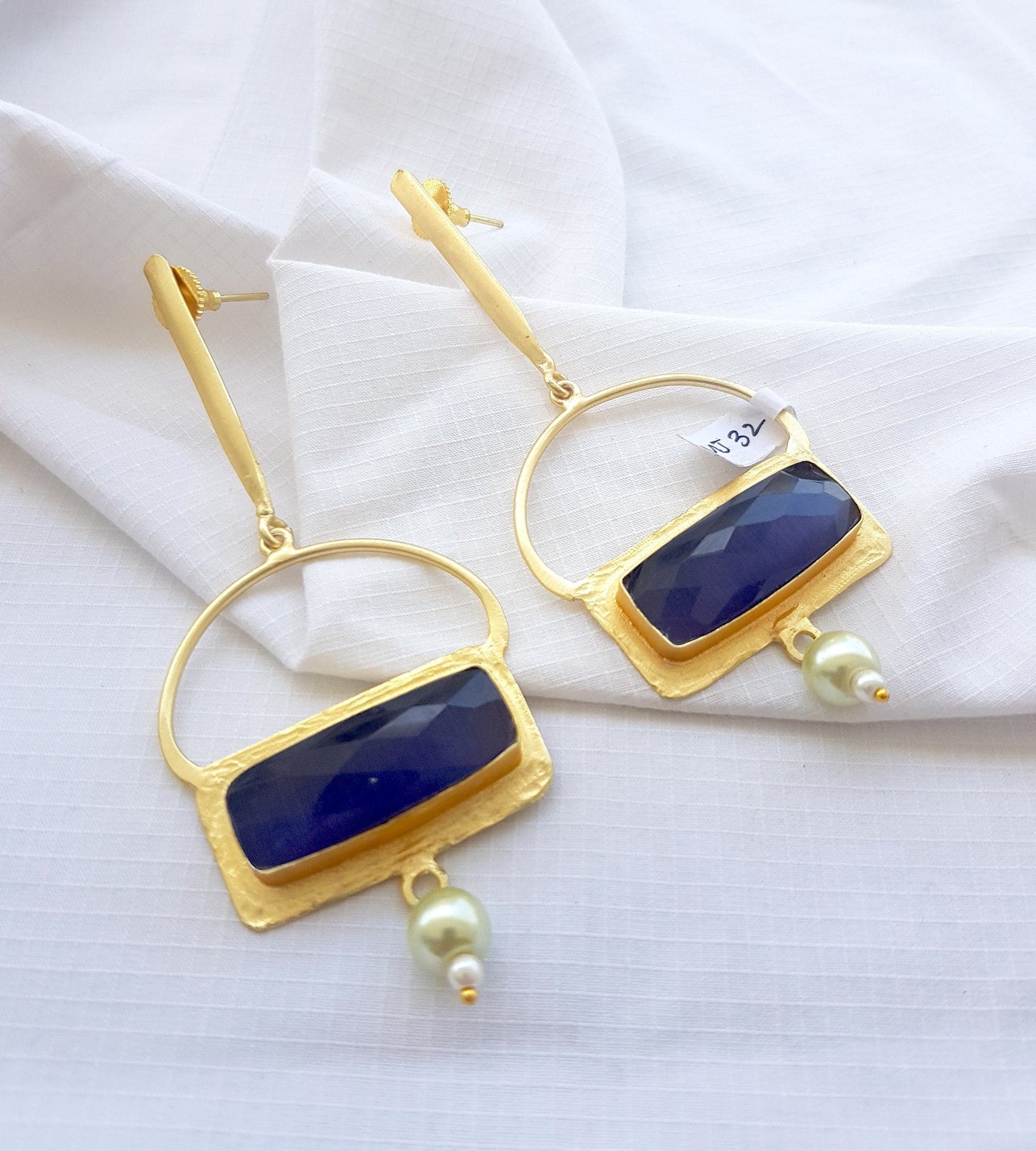 The Enache Purple Crystal Quartz Dangle Earrings TheEnache