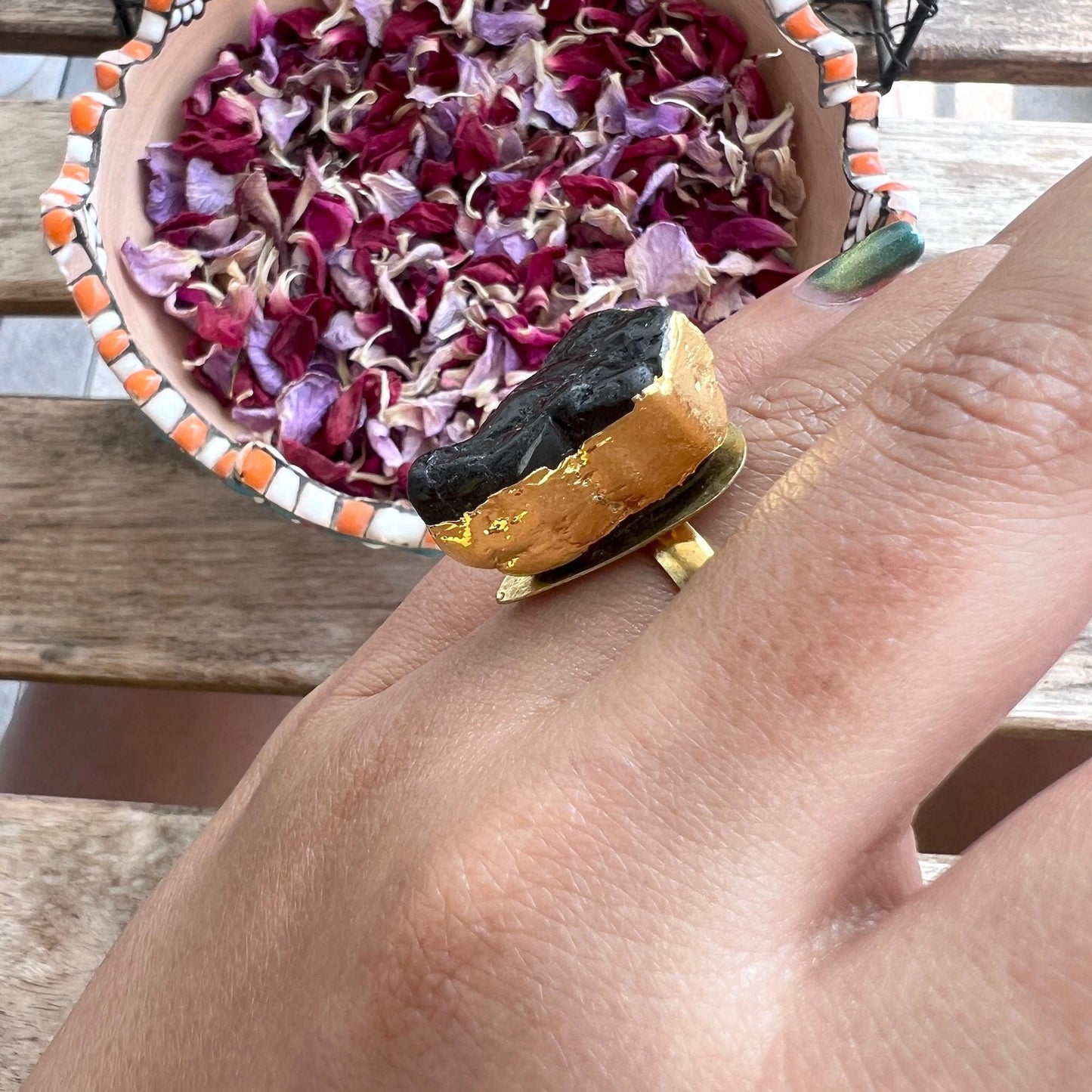 The Enache Set of 3 Rings - Black Onyx Tribal Ring TheEnache