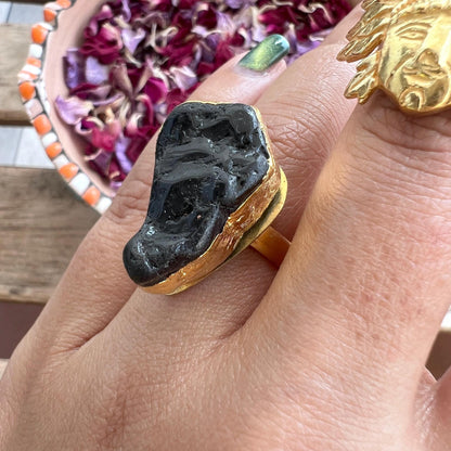 The Enache Set of 3 Rings - Black Onyx Tribal Ring TheEnache