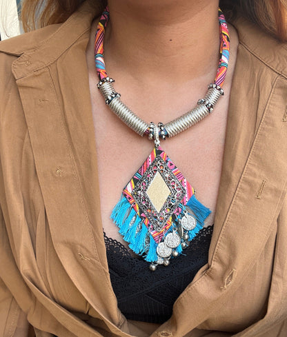 The Enache Silver Oxidized Gypsy Necklace TheEnache