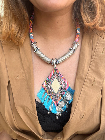 The Enache Silver Oxidized Gypsy Necklace TheEnache