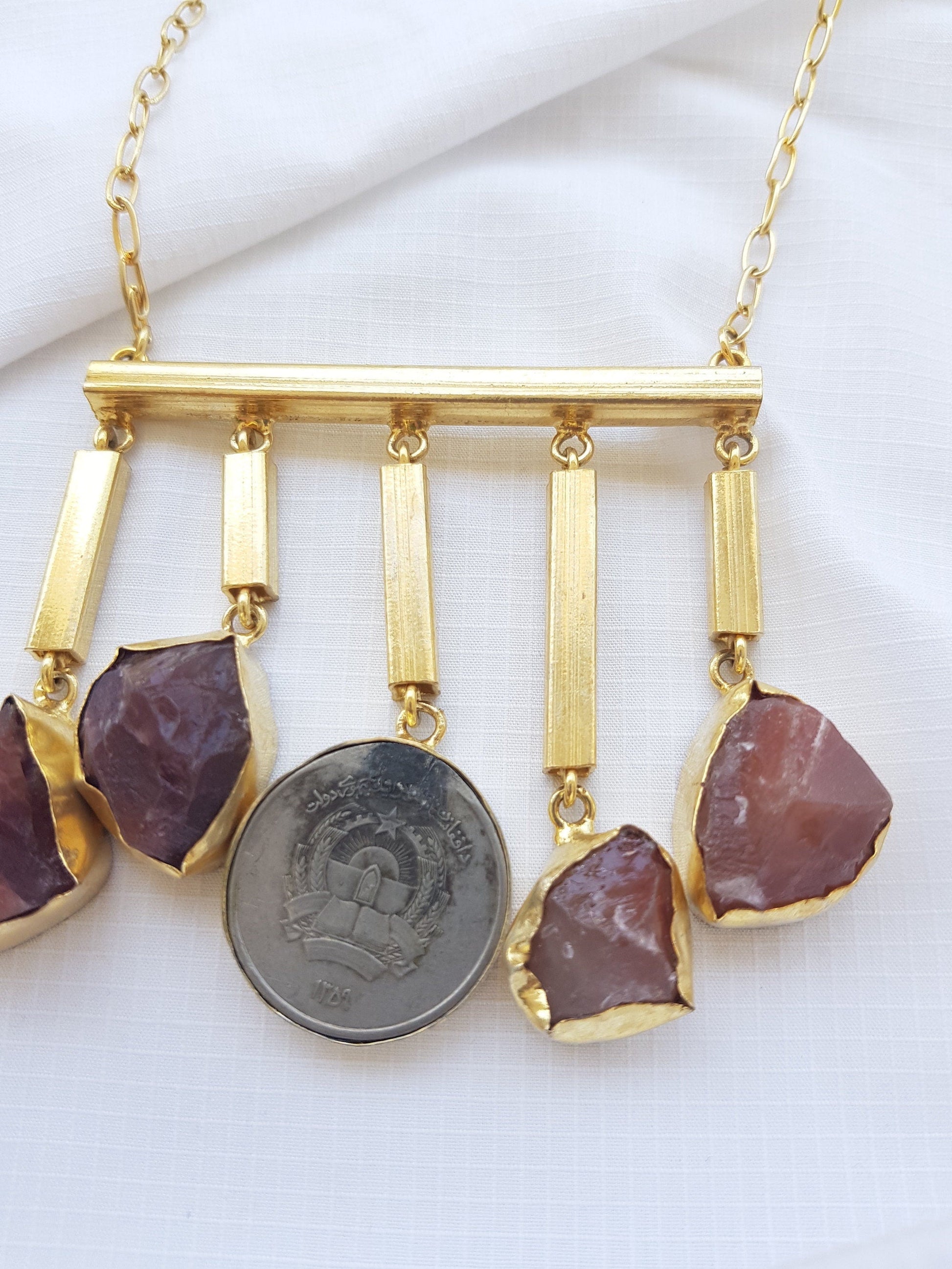 The Enache Smoky Quartz Charm Necklace TheEnache