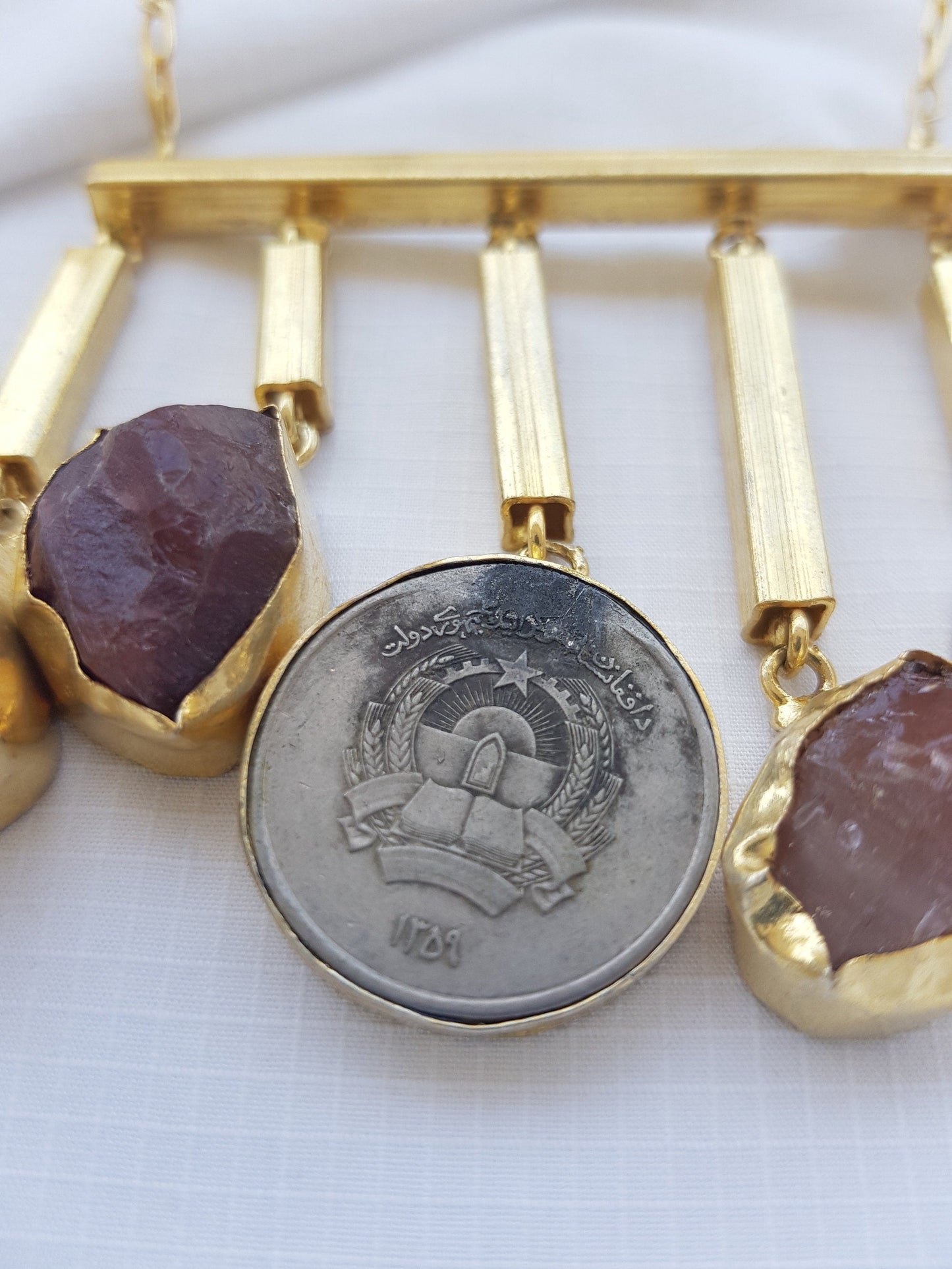 The Enache Smoky Quartz Charm Necklace TheEnache