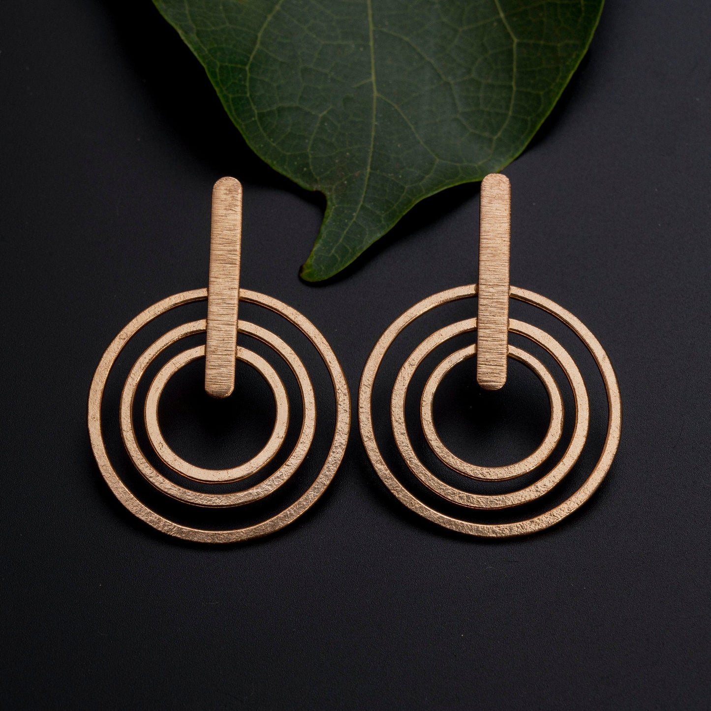 The Enache Spiral Minimal Gold Studs TheEnache