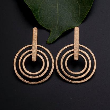 The Enache Spiral Minimal Gold Studs TheEnache