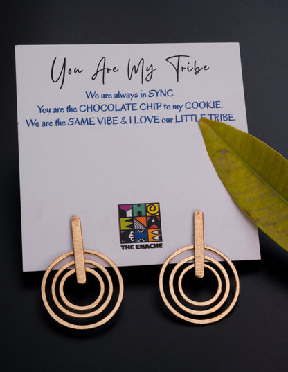 The Enache Spiral Minimal Gold Studs TheEnache