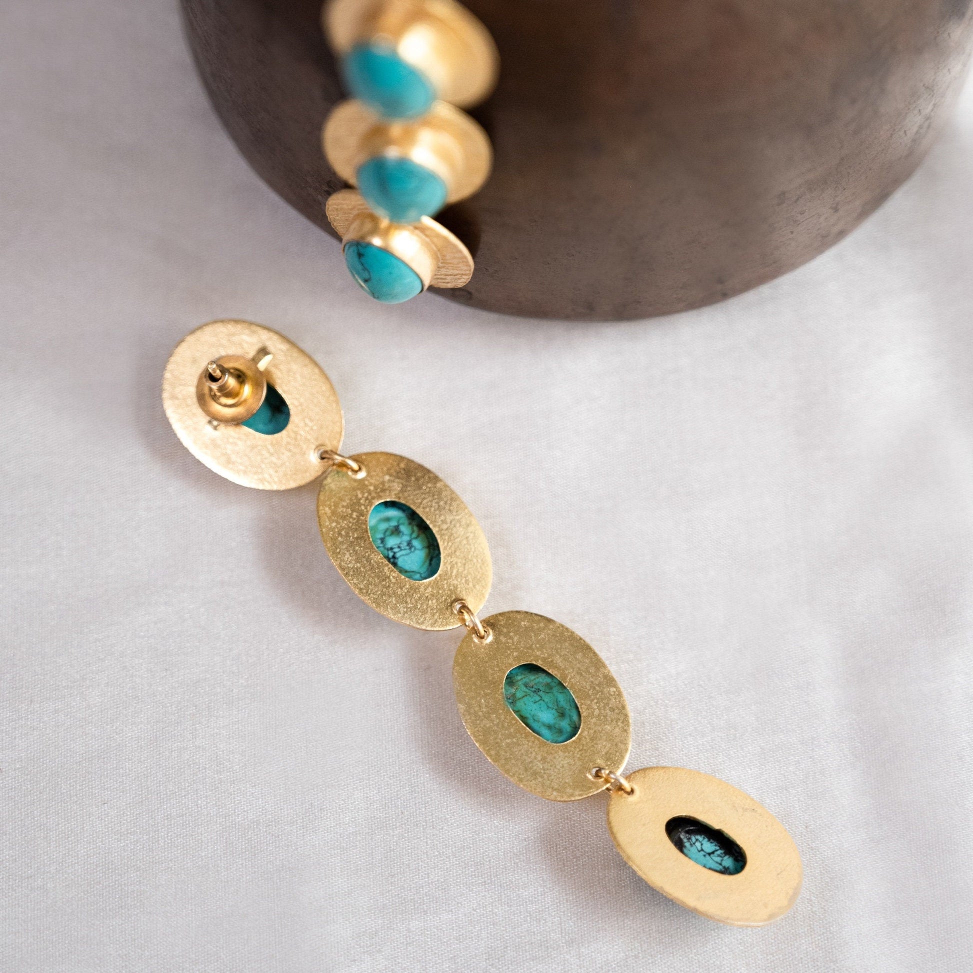 The Enache Turquoise Fun Earrings TheEnache