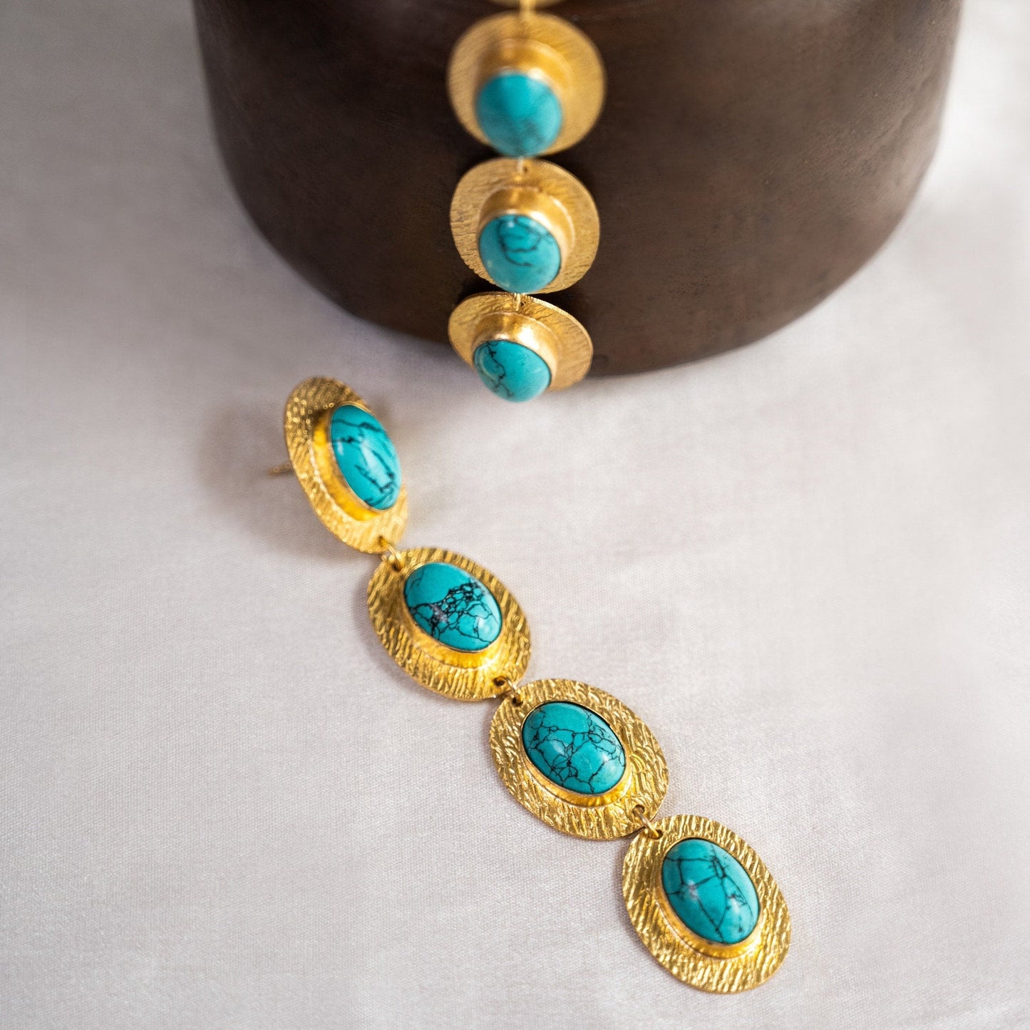 The Enache Turquoise Fun Earrings TheEnache