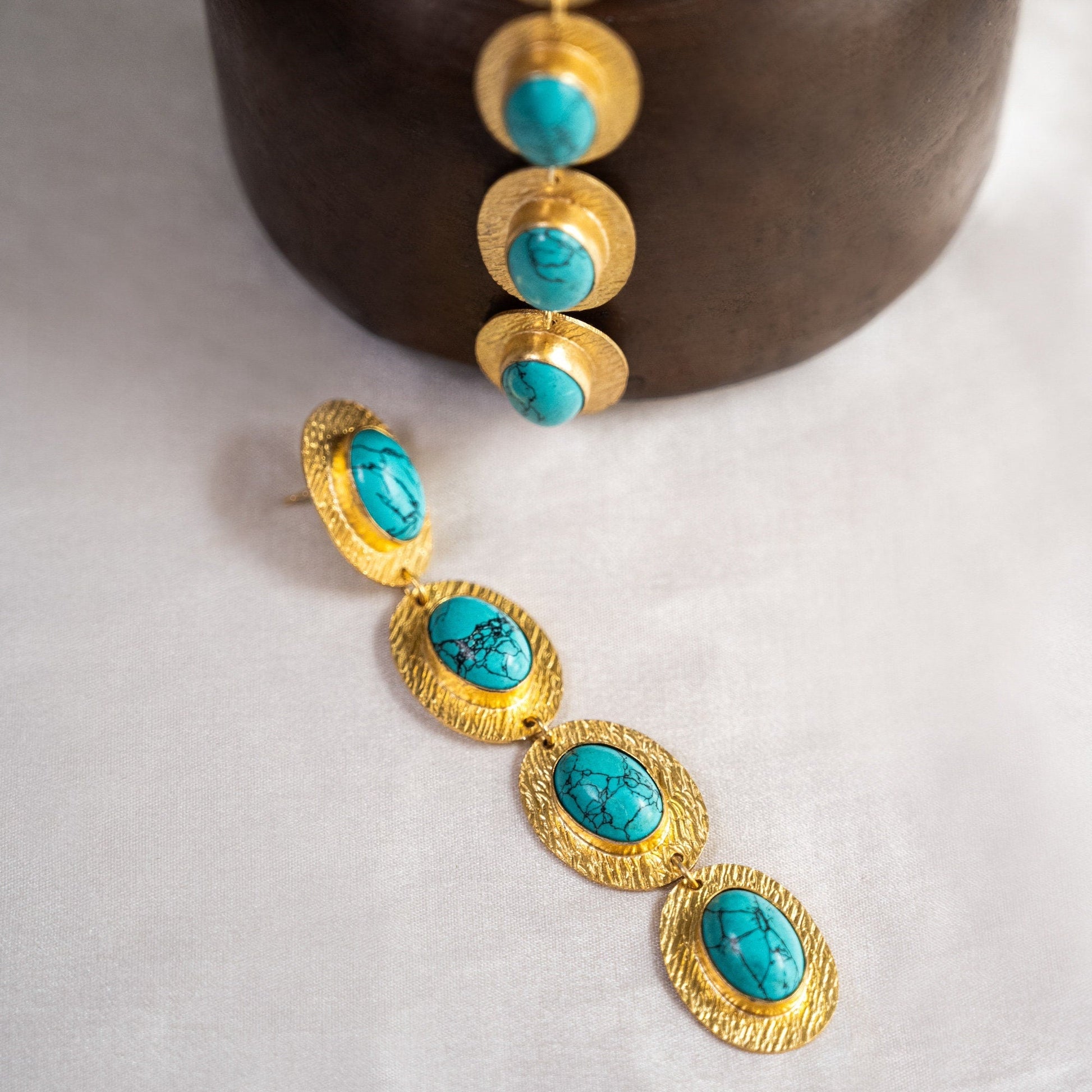 The Enache Turquoise Fun Earrings TheEnache