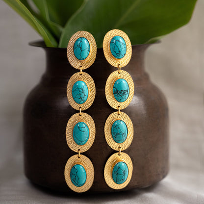 The Enache Turquoise Fun Earrings TheEnache