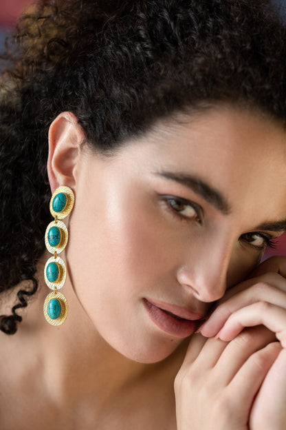 The Enache Turquoise Fun Earrings TheEnache