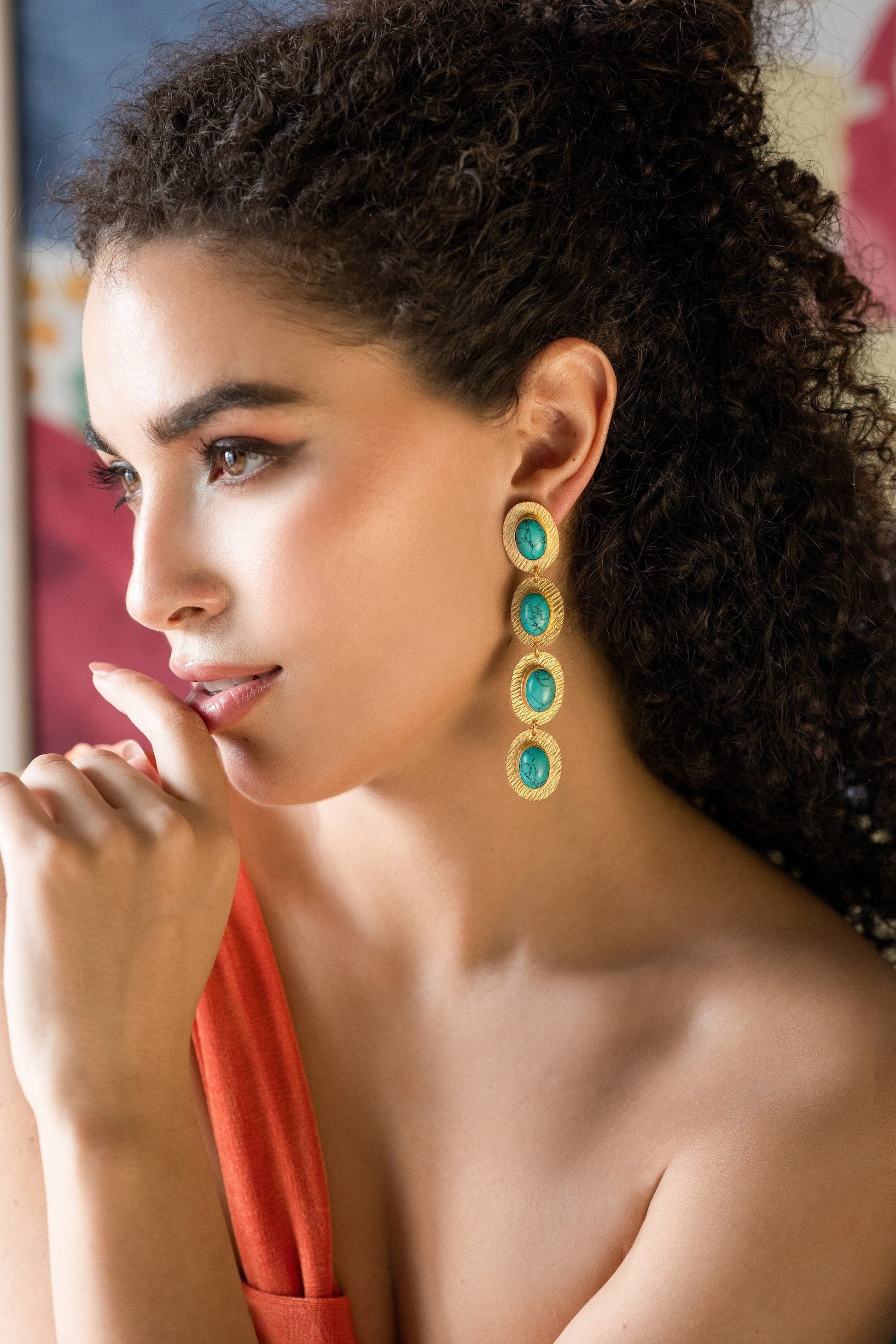 The Enache Turquoise Fun Earrings TheEnache