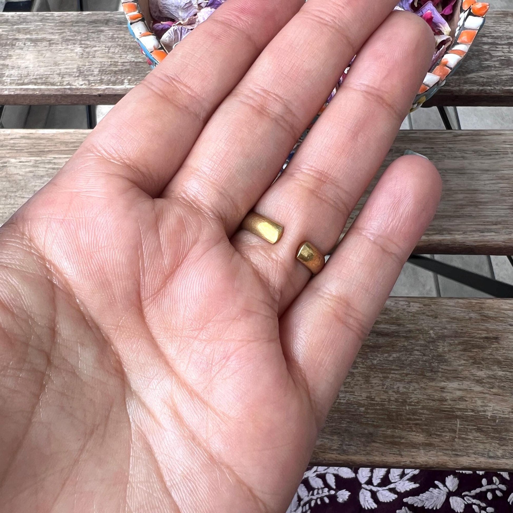 The Enache Yellow Red Druzy Ring TheEnache